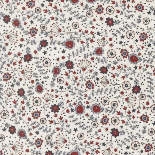 Independence Day By Sweetwater For Moda – Vanilla Meadow Florals #55722-11