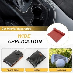 Carbon Fiber Fabric Sheet Roll 4.9ft x 11.8″ 2×2 Twill Weave 3K 220g for Repair