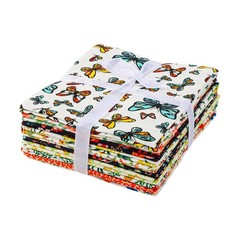 -25 Options- 100% Cotton Quilting Fabric Bundles 10pcs Fat Quarters 18”x21”-M…