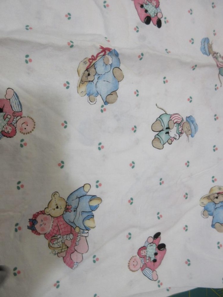 Vintage Baby bear nursery theme all over & small panels over 2 yds #2