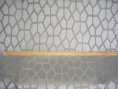 7-1/2Y Robert Allen HU16454 Driftwood Lattice Acrylic Outdoor Upholstery Fabric