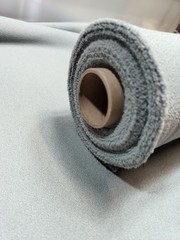 Acoustical transparent fabric for making acoustic panels: Slate grey #2334
