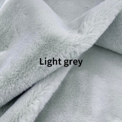 Solid Faux Rabbit Fur Fabric Plush Thick Fluffy Furry Cloth for Sewing By Meter