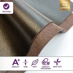 Real Dark Brown Material: Genuine Chocolate 12x12In/ 30x30cm,