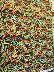 Retro Colors 100 cotton quilting fabric Windham Fabrics Green Brown Orange