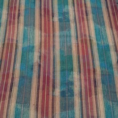 Vintage Adobe Upholstery Fabric 10 Yd Heavy Textured Southwestern Stripe Rustic