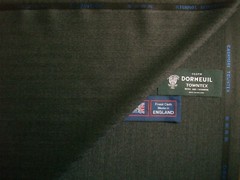 DORMEUIL 95% WOOL+ 5% CASHMERE “VINTAGE” SUITING FABRIC “cashmere TOWNTX”- 3.4 m