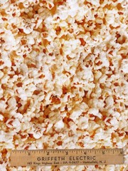 Cotton Popcorn Snacks Food Favorite Foods Fabric Print by the Yard JoAnn