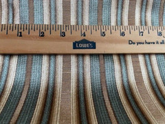 Hamlet Veridian Upholstery Fabric 54″ x 2.75yd. Remnant -Turquoise/Tan