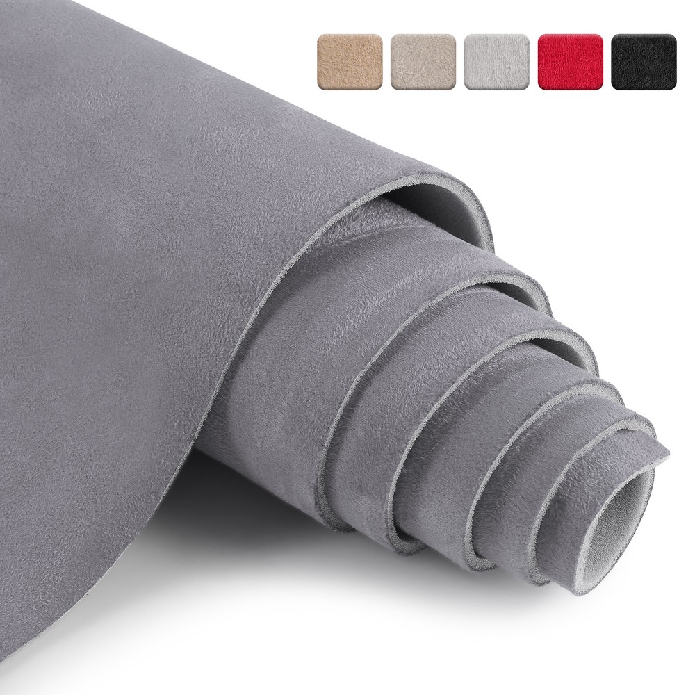 Suede Headliner Fabric 1/8″ Thick Foam Upholstery Roof Liner Replacement 60″ (W)