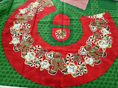 Lot of 2 Gingerbread Cookie Apron Creative Cuts -One Size Fits All Just Cut &Sew