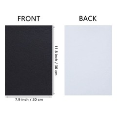 Jtnohx Self Adhesive Felt Sheets, 11 Pieces Stiff Sticky Felt, 8″x12″ Fabric Squ