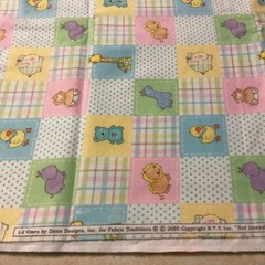 2005 Lil Ones By Dena Designs Fabric Tradition 42” x 68” baby cotton flannel new