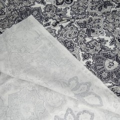 Quilting Fabric Sewing Craft Gray Paisley Waverly Inspirations 94″ x 45″