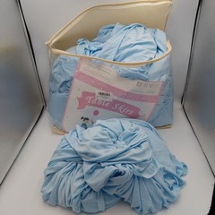 Baby Blue Spandex TableCloth for 6 Ft Rectangle Table, wedding,banquet,event