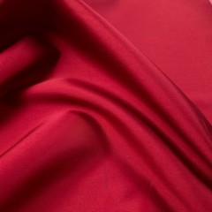 Premium Mikado Fabric Red Crimson 58″ By The Yard Fine Bridal Twill Fabric