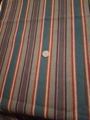 Multicolored Stripes Drapery/Upholstery Type Fabric 48″ X 36″