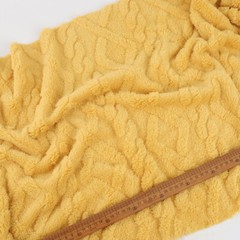 Thickend Jacquard Flannel Fabric for Pajama Soft Warm Blanket Cushion DIY Sewing