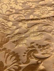 VINTAGE RUBELLI, Damascus cotton viscose color yellow gold Dim 162 x139 €65