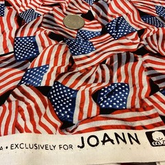 Exclusively For Joann U.S Flag Cotton 2.08 Yards