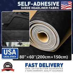 Car Headliner Fabric Suede Fabric 80″×60″ for Interior Headliner Cards Door Dash