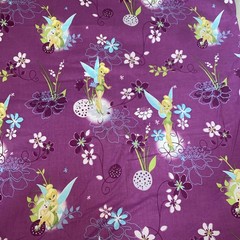Tinkerbell Fairy Fabric Lot Of 8