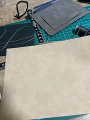 A5 Faux Suede Sheepskin PU Leather Fabric Waterproof DIY Sewing Craft Earring Ma