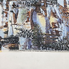 Sam Timm ” SCENIC ” Fabric Wild Wings 2.33 Yards Deer SPRINGS CREATIVE CP43795
