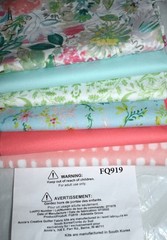 Fat Quarter Bundle 6 Different Prints/Solids Annie’s Fabric Kit Cotton Quilting