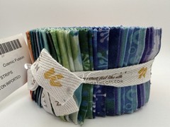 NEW jelly roll 40 Cotton fabric quilting strips NORTHCOTT Cosmic Fusion Blender