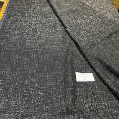 Vitale Barberis Canonico VINTAGE Fabric 1.60m – Wool Cotton Nylon – Black White