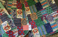 Patchwork Corduroy Fabric 44” X 110” (3.73 Yards)