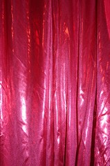 Luxury Red ShinyMetallic Liquid Stretch Knit 3 1/8 Yard Piece / 48″ Wide