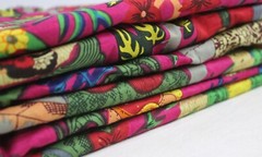 Indian Pink Farida Kahlo Printed Cotton Fabric Beautiful Dressmaking Fabric US