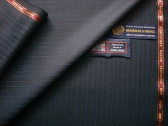 97% SUPER 150’s WOOL WORSTED & 3% CASHMERE SUITING FABRIC MADE IN ENGLAND =3.4 m