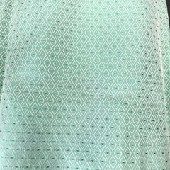 Green Small Geometric Pattern Acetate Rayon Fabric 44″W x 55″ L