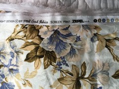 7 Yds Mill Creek Fabrics 54″ wide Floral Cotton Designer Drapery Fabric