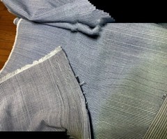 New Fabric, 6 Yards,20 Inches By 56 Wide , Dark Blue Osnabury Fabric.
