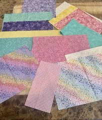 Moda Grunge Wilmington Prints Fabric Lot 14pc Junk Journal Curated Bundle mix