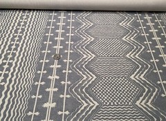2.5YD FERMOIE UK Abbey Stripe Union Fabric w/ Custom Knit Backing $1144 Retail*