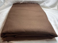Solid Brown Fabric 2.1 Yards Medium Weight Sewing Craft Material