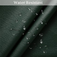 HYVAKUPPA Dark Green Faux Leather 1 Yard