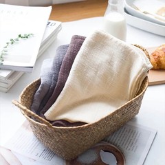Linen Cotton Fabric Slub Textile Cloth Tank Tops Clothing Tea Towels DIY Sewing.