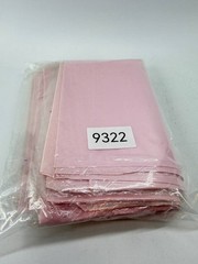 Lot of 16 100% Pure Silk Habotai Fabric Squares 36×36 Craft Dyeing Scarf Making