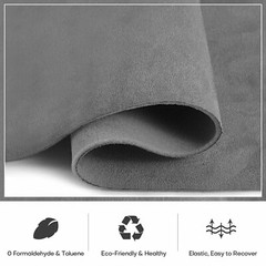 Dark Gray Suede Headliner 59″X59″ original factory Material Car Roof Fixing