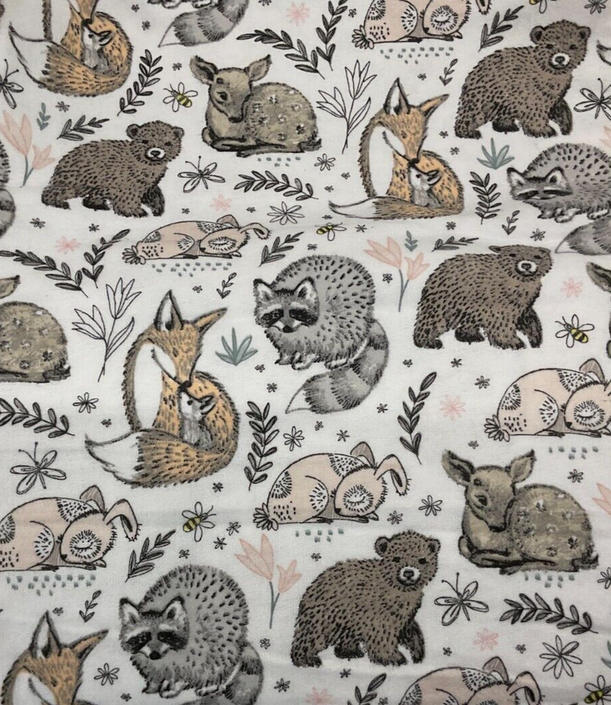 HOBBY LOBBY – FOREST ANIMALS #B101-SLM-P12 FLANNEL (2019)– 2 YARDS