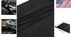 Universal Fit Black Suede Decorative Film – 17x70in Stretchable Microfiber Wrap