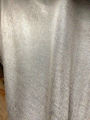SILVER GLITTERY CHAINMALL WITH BACKING UPHOLSTERY FABRIC 52″ WIDE BY THE YARD