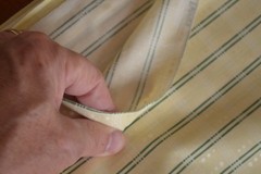 By 1/2 Yd, Lt-Yellow & Green Striped Quilt Fabric/RJR/Bowood/Pandolph/0075,M9004