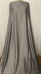 100% Pre-Shrunk Soft Hand Cotton Sateen Gray Color Fabric 3Yards Long 54″ Wide